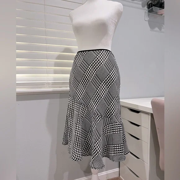 Vintage Versailles Asymmetrical Midi Skirt - Picture 1 of 4